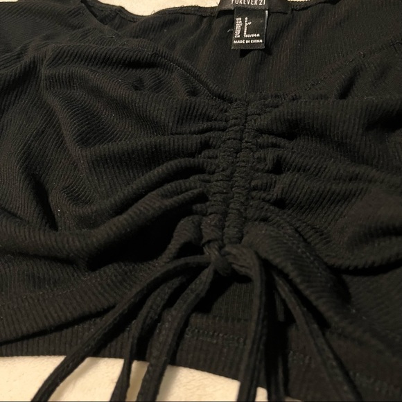 Night Out Off Shoulder Crop Top - Picture 2 of 2